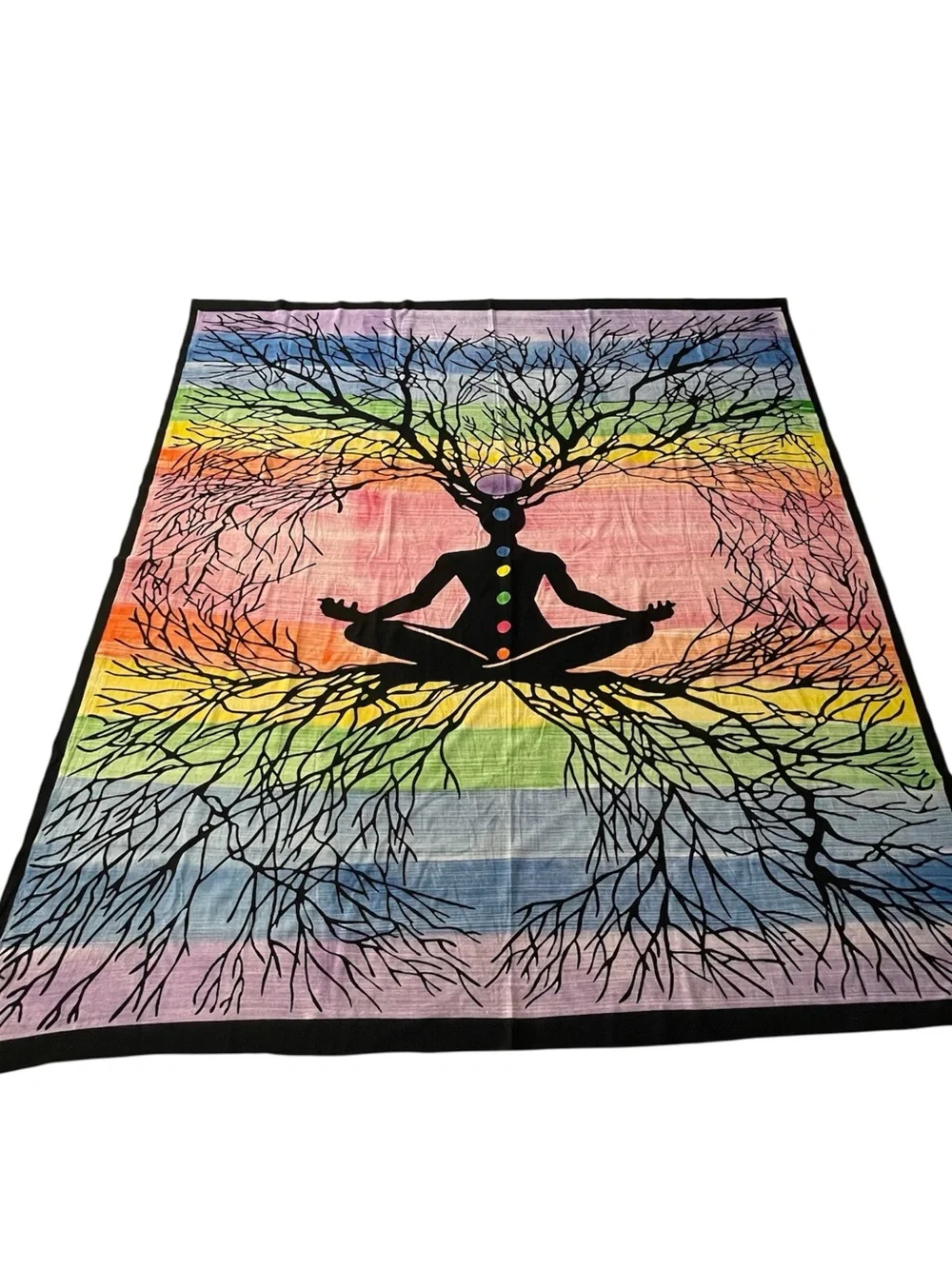 The ThreadHeads Rooted Chakra Meditation Tapestry 89